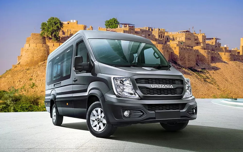 Force Urbania 10 Seater luxury van interior